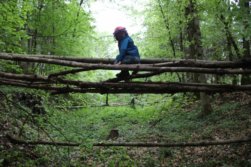Brücke über die Schlucht