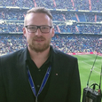 Markus Prinz im Estadio Santiago Bernabéu, der Heimstätte von Real Madrid (12/2015)