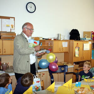 Abschied von Pfr. Wimmer im Kindergarten