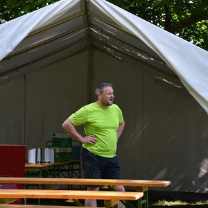 Vorbereitungen für das Pfarrfest